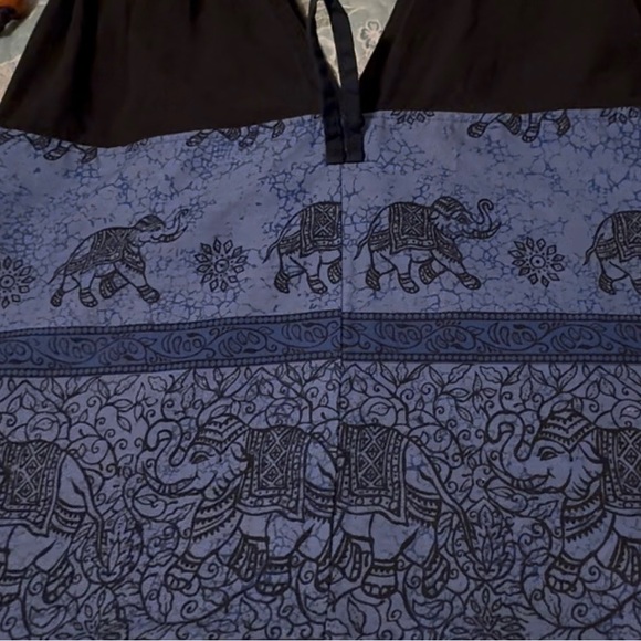 Boho-Chic vintage Thai/elephant motif, shoulder bag w/adj straps used - Picture 6 of 7